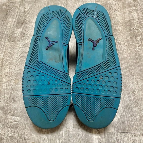 Nike Air Jordan Flight 23 Sneakers Men 10 Blue Lagoon Black Purple 317820-013 - Picture 6 of 7